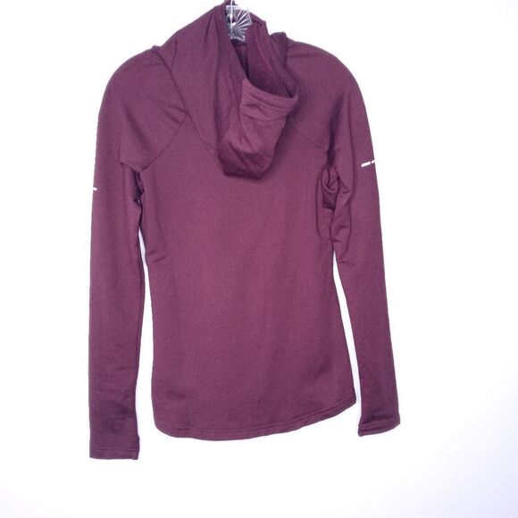 Mondetta burgandy pullover sweatshirt with hoodie - Picture 4 of 8